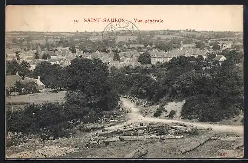 AK Saint-Saulge, Vue générale