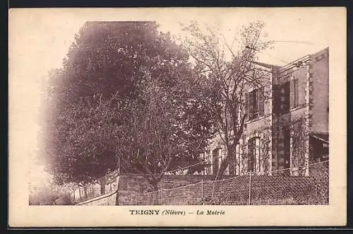 AK Teigny /Nièvre, La Mairie