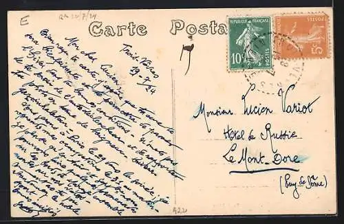 AK Trois-Vèvres /Nièvre, L`Eglise et la Place