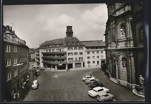 AK Würzburg, Peterstrasse mit St. Peter