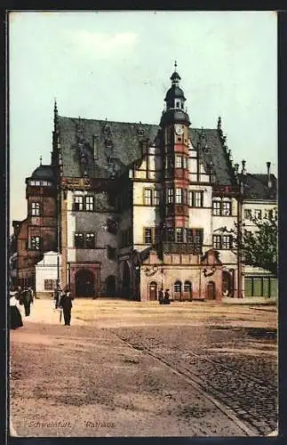 AK Schweinfurt, Blick zur Rathaus