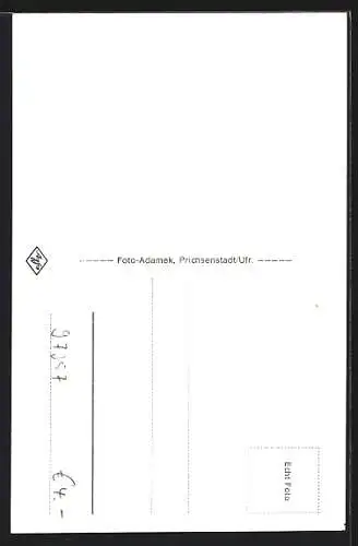 AK Prichsenstadt /Ufr., Blick durch einen Torbogen