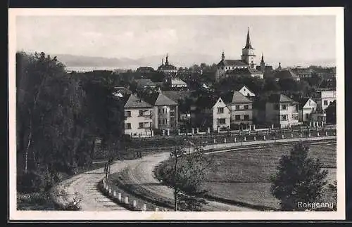 AK Rokycany, Strassenpartie am Ortseingang