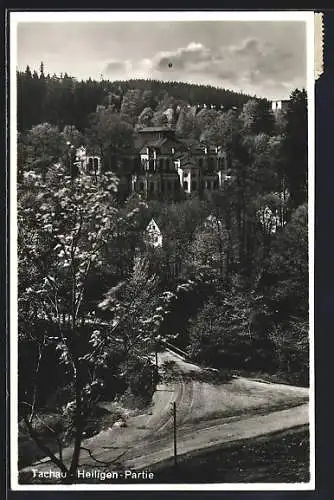 AK Tachau, Heiligen Partie, Blick zur Reitschule