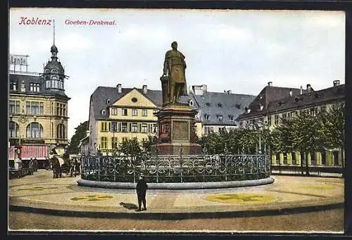 AK Koblenz, Goeben-Denkmal