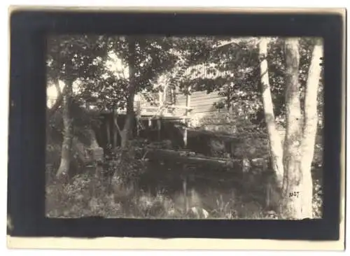 17 Fotografien Ansicht Grodno, von Deutschen gesprengte Brücke 1915, Besatzungssoldaten, Oblt, Stackermann, Zerstörung