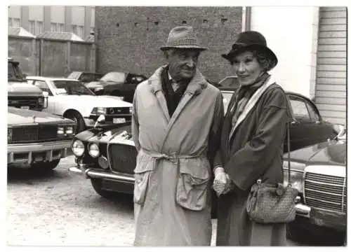 Fotografie PA Kövesdi, München, Carl Heinz Schroth & Brigitte Horney in Jakob und Adele - Die Reise nach England