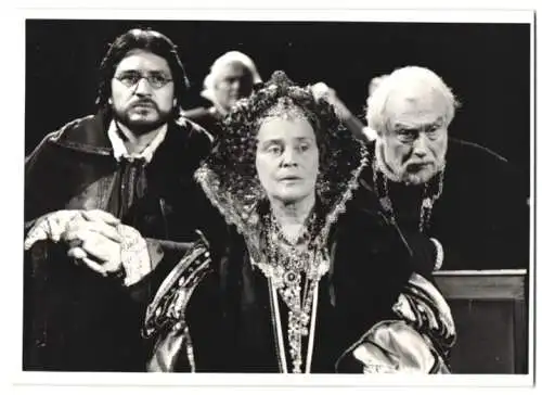 Fotografie ORF Fotodienst, Christian Quadflieg, Maria Schell & Erik Frey in Elisabeth van England