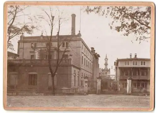 Fotografie unbekannter Fotograf, Ansicht Radebeul, Blick auf die Chemische Fabrik Dr. F. von Heyden