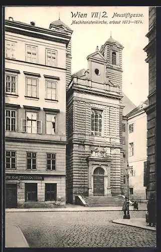 AK Wien, Mechitaristenkirche in der Neustiftgasse