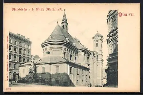 AK Wien, Pfarrkirche zum heiligen Ulrich (Mariatrost)