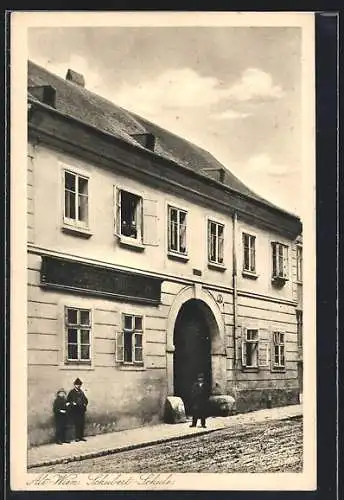 AK Alt-Wien, Schubert-Schule, Säulengasse 3