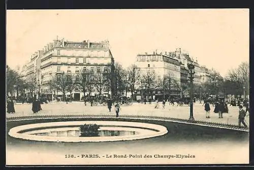 AK Paris, Le Rond-Point des Champs-Elysées