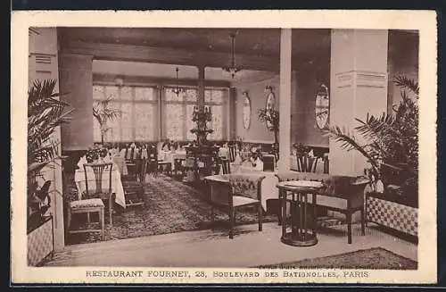 AK Paris, Restaurant Fournet, 23 Boulevard des Batignolles