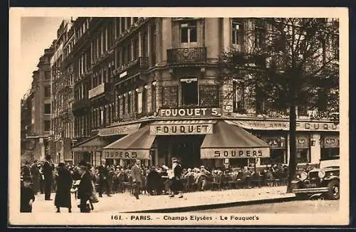 AK Paris, Champs-Elysées, Restaurant Le Fouquet`s