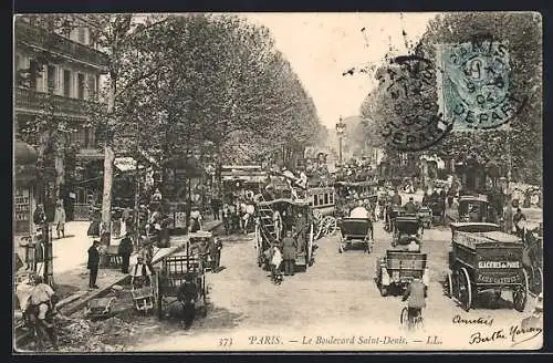 AK Paris, Le Boulevard Saint-Denis