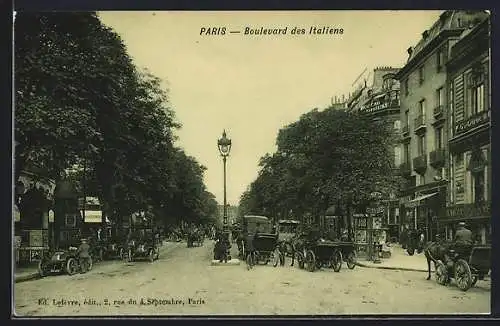 AK Paris, Boulevard des Italiens