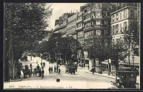 AK Paris, Le Boulevard Poissonnière