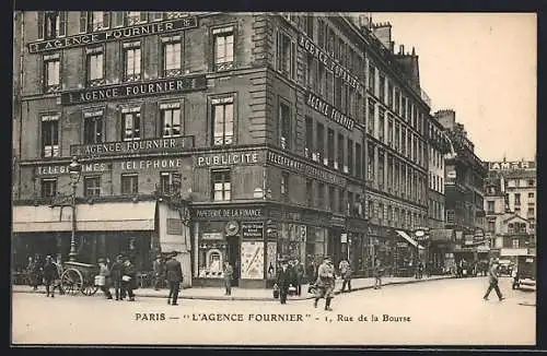 AK Paris, L`Agence Fournier, 1 Rue de la Bourse