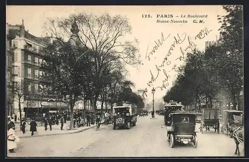 AK Paris, Le Boulevard Bonne-Nouvelle