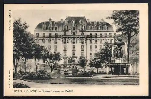 AK Paris, Hotel Louvois, Square Louvois