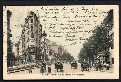 AK Paris, Boulevard Bonne-Nouvelle