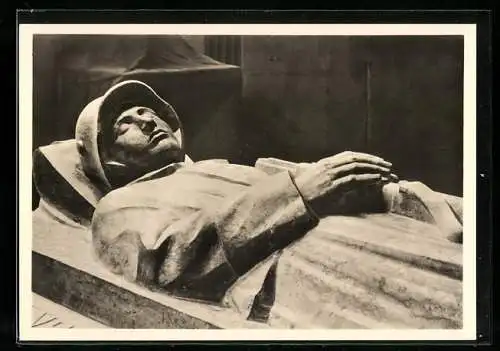 AK München, Bernhard Bleeker: Gefallenendenkmal in München 1925