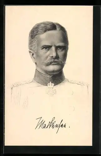 AK Porträt General von Mackensen