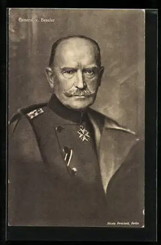 AK Heerführer v. Beseler in Uniform