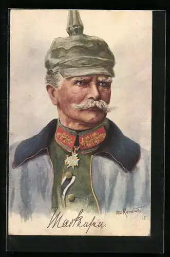 AK Generalfeldmarschall von Mackensen mit Pickelhaube