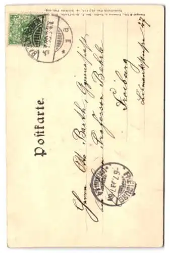 Relief-AK Baden-Baden, Das Alte Schloss, Ruine