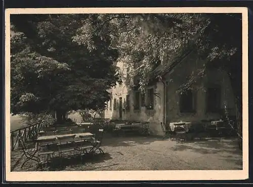 AK Würzburg, Gasthaus Schützenhof auf dem Nikolausberg