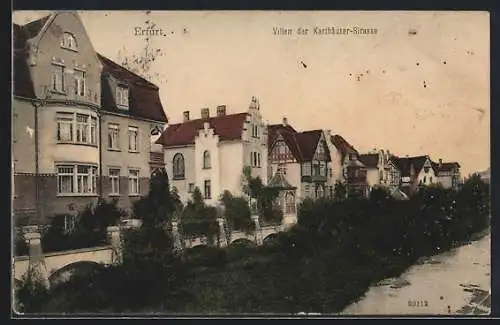 AK Erfurt, Villen der Karthäuser-Strasse