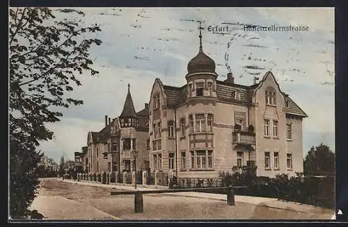 AK Erfurt, Partie in der Hohenzollernstrasse