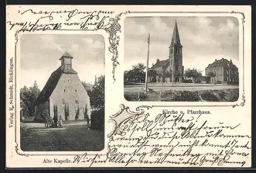 AK Ricklingen, Kirche und Pfarrhaus, Alte Kapelle