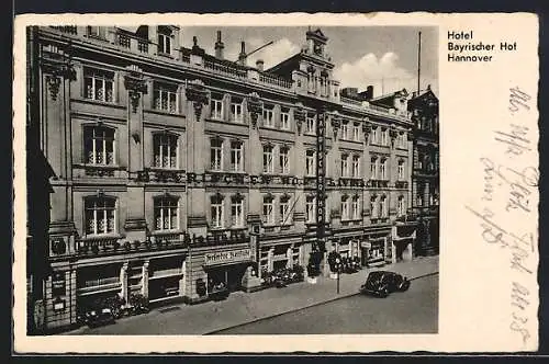 AK Hannover, Hotel Bayrischer Hof mit Restaurant