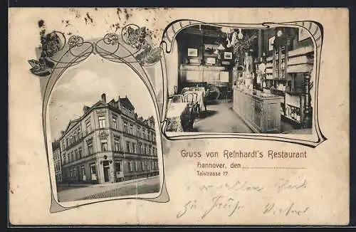 AK Hannover, Reinhardt`s Restaurant, Talstrasse 17