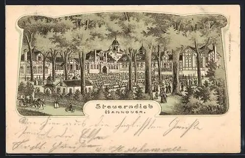 Lithographie Hannover, Gasthaus Steuerndieb