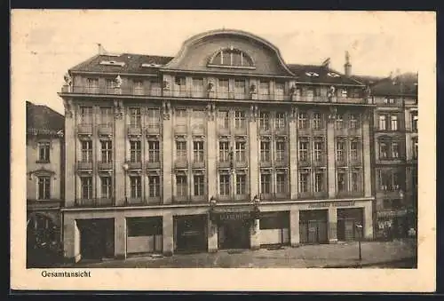 AK Hannover, Hotel Luisenhof, Gesamtansicht