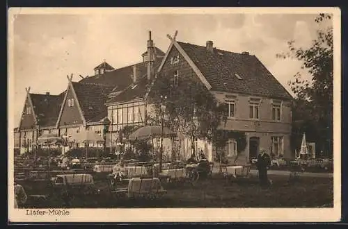 AK Hannover, Restaurant Lister-Mühle von Wilh. Marienhagen