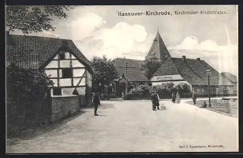 AK Hannover-Kirchrode, Gasthof zum Kronprinzen an der Kirchroder-Kirchstrasse