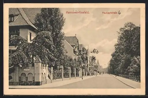 AK Hannover-Kleefeld, Kaulbachstrasse Ecke An der Petrikirche