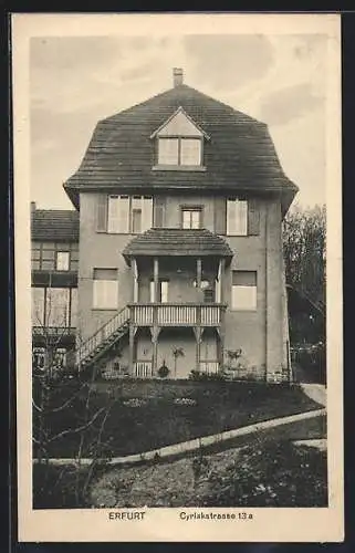 AK Erfurt, Haus in der Cyriakstrasse 13a