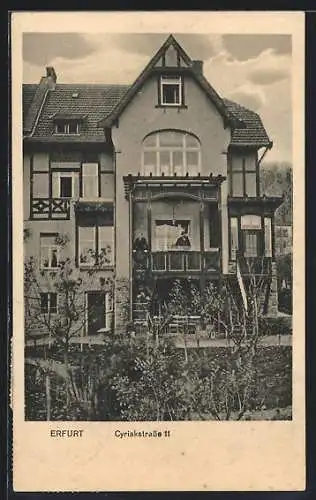 AK Erfurt, Haus in der Cyriakstrasse 11