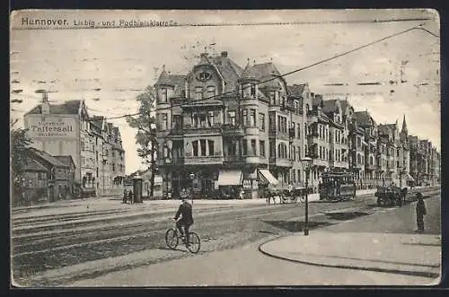 AK Hannover, Liebig- und Podbielskistrasse, Tattersaal, Carl Bollmann