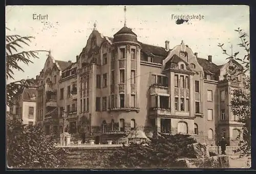 AK Erfurt, Partie in der Friedrichstrasse