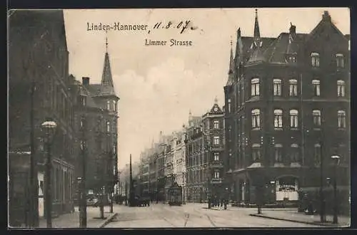 AK Linden-Hannover, Restaurant von Carl Ropeter in der Limmer Strasse