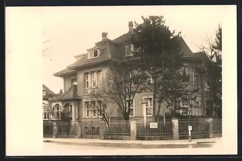 Foto-AK Erfurt, Villa Privatklinik Zimmermann, Hohenzollernstrasse 11