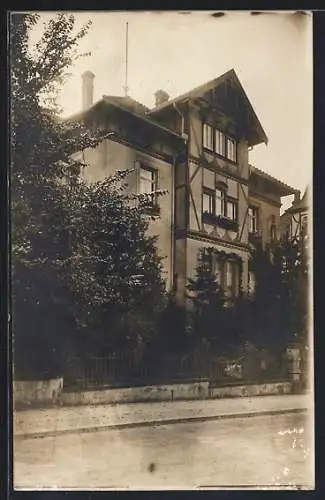 Foto-AK Erfurt, Villa in der Gustav-Freitag-Strasse 31