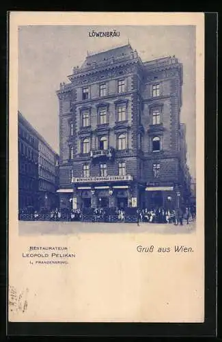 AK Wien, Restaurant Löwenbräu am Franzensring